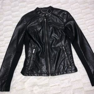 Express XS Faux Leather Jacket